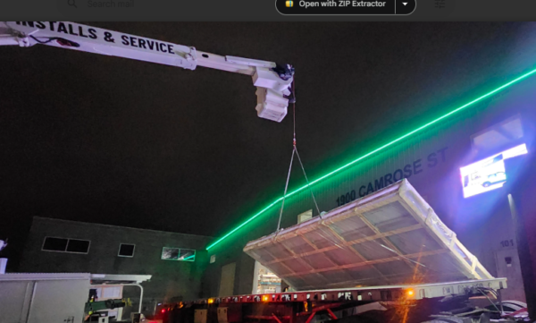 Contract sign installs